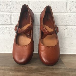 Born Mary Jane Leather Clog Size 9 (40.5)